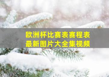 欧洲杯比赛表赛程表最新图片大全集视频