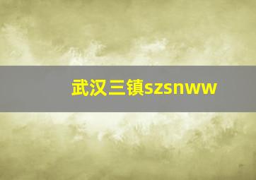 武汉三镇szsnww