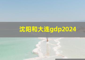 沈阳和大连gdp2024