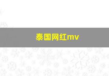 泰国网红mv