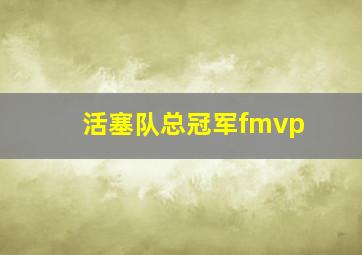 活塞队总冠军fmvp