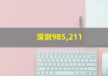 深圳985,211