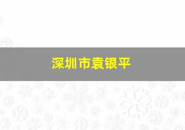 深圳市袁银平