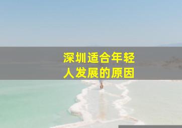 深圳适合年轻人发展的原因