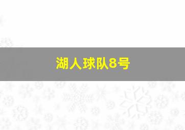 湖人球队8号