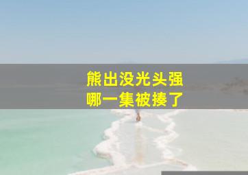 熊出没光头强哪一集被揍了