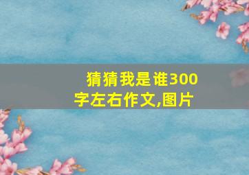 猜猜我是谁300字左右作文,图片