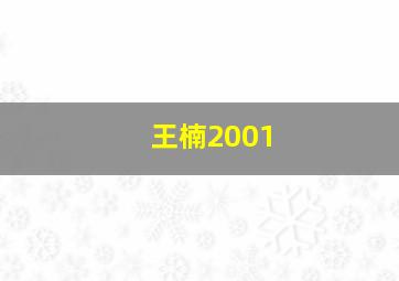 王楠2001