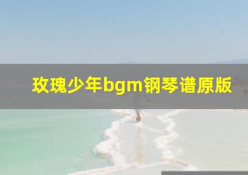 玫瑰少年bgm钢琴谱原版