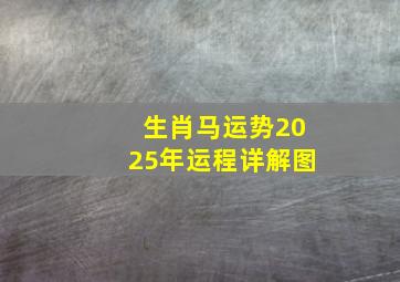 生肖马运势2025年运程详解图