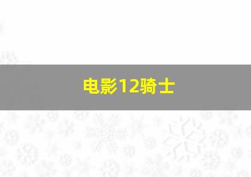 电影12骑士