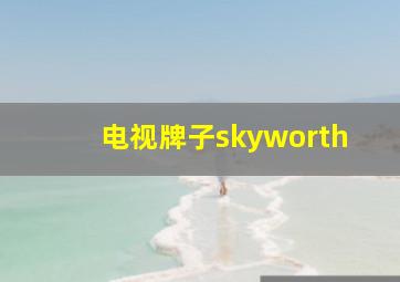 电视牌子skyworth