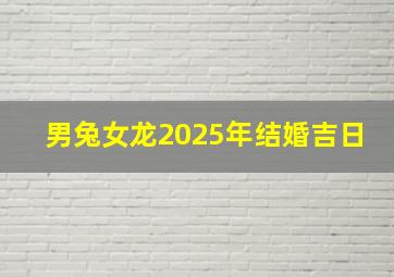 男兔女龙2025年结婚吉日