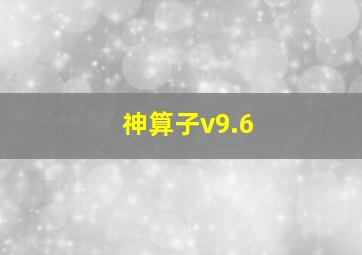 神算子v9.6