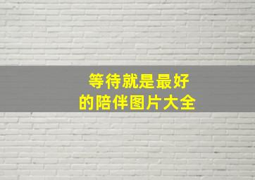 等待就是最好的陪伴图片大全