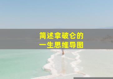 简述拿破仑的一生思维导图