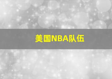 美国NBA队伍