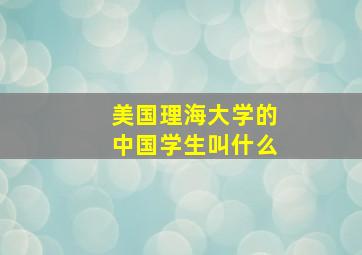 美国理海大学的中国学生叫什么