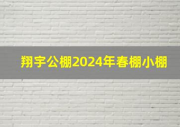 翔宇公棚2024年春棚小棚