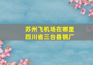 苏州飞机场在哪里四川省三台县钢厂