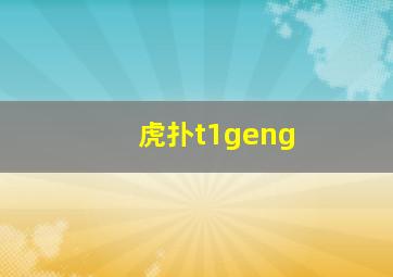 虎扑t1geng