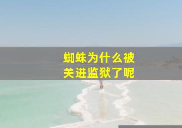 蜘蛛为什么被关进监狱了呢