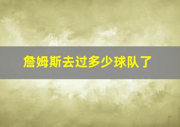 詹姆斯去过多少球队了