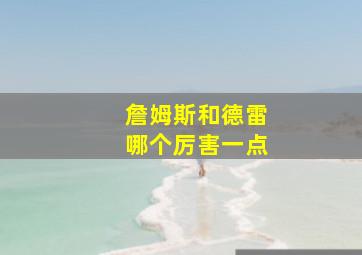 詹姆斯和德雷哪个厉害一点