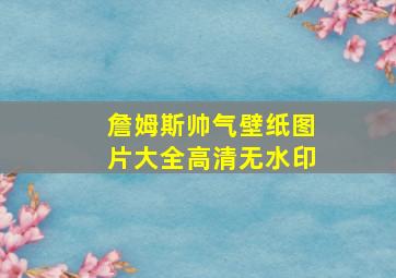 詹姆斯帅气壁纸图片大全高清无水印