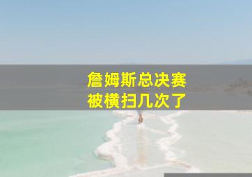 詹姆斯总决赛被横扫几次了