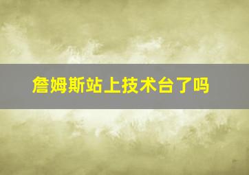 詹姆斯站上技术台了吗