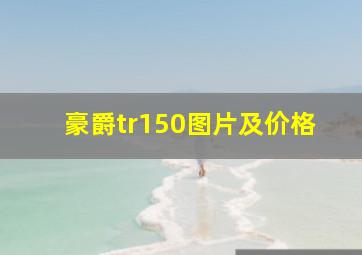 豪爵tr150图片及价格