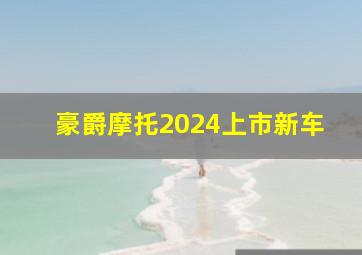 豪爵摩托2024上市新车