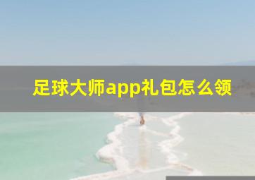 足球大师app礼包怎么领