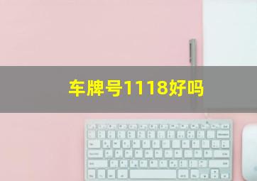 车牌号1118好吗