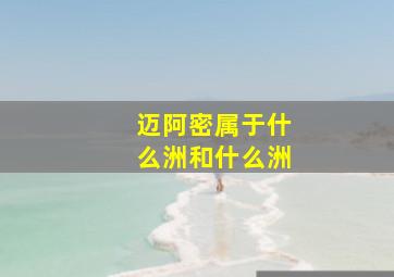 迈阿密属于什么洲和什么洲