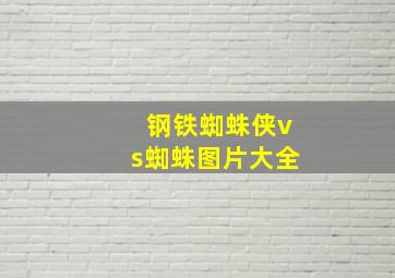 钢铁蜘蛛侠vs蜘蛛图片大全