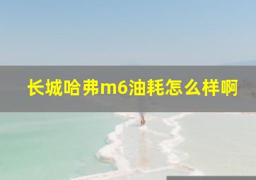 长城哈弗m6油耗怎么样啊