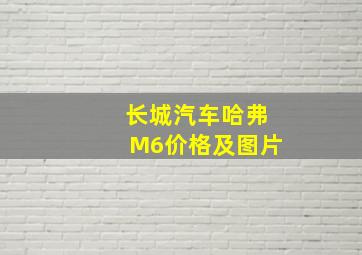 长城汽车哈弗M6价格及图片