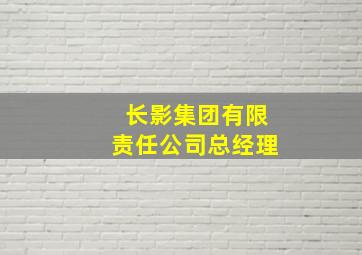 长影集团有限责任公司总经理