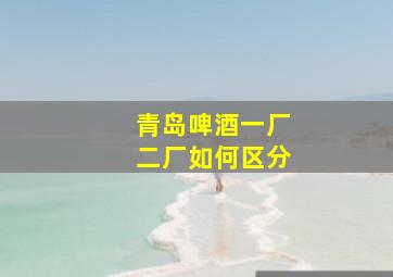 青岛啤酒一厂二厂如何区分