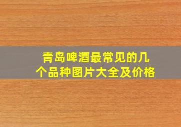 青岛啤酒最常见的几个品种图片大全及价格