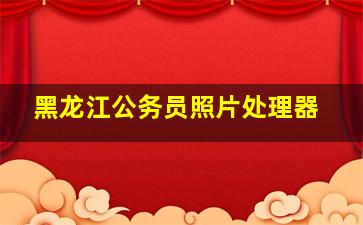 黑龙江公务员照片处理器